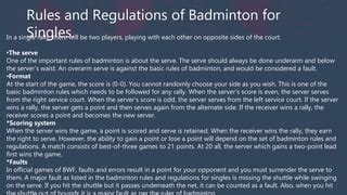 a rally of which the result is not scored|Basic Rules and Regulations .